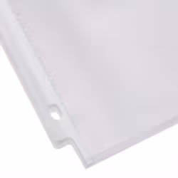 Amazon Basics Sheet Protector -Polypropylene- Heavy Duty  Non-Glare  500-Pack  Clear
