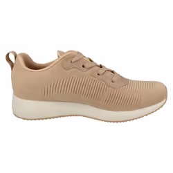 ) Ladies Skechers Bobs Sports Memory Foam Trainers Total Glam 32502 - UK 4, Light Pink (Pink