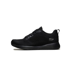 Skechers womens Bobs Squad - Tough Talk Sneakers Black/Black 9.5 US