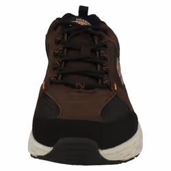 ) Men's Skechers Lace Up Trainer Oak Canyon - UK 8, Chocolate/Black (Brown