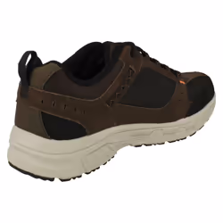 ) Men's Skechers Lace Up Trainer Oak Canyon - UK 9, Chocolate/Black (Brown - Additional view 4