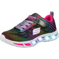 Skechers Kids Girl's Litebeams-Gleam N'Dream Sneaker  Black/Multi  3.5 Big Kid