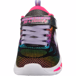 Skechers Kids Girl's Litebeams-Gleam N'Dream Sneaker  Black/Multi  3.5 Big Kid