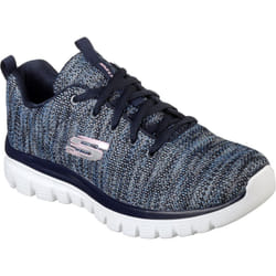 Skechers Women's Graceful Twisted Fortune Trainer Multicolor 31940 - Navy/Blue, 7