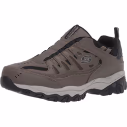 Skechers mens After Burn M. Fit Sneaker  Brown  8 X-Wide US