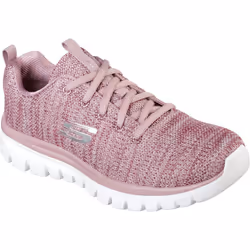 Skechers Women's Graceful Twisted Fortune Trainer Multicolor 31940 - Mauve, 8