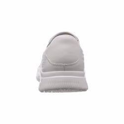 Skechers Mens Flex Advantage Sr - Bronwood Slip On Trainers, White Leather, 6.5 UK