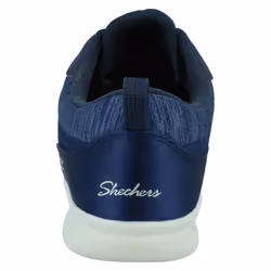 Ladies Skechers Slip On Trainers Wave-Lite-Fleeting 23659 - Navy, UK 5