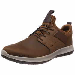 Skechers mens DELSON- AXTON Sneakers DARK BROWN 8-Jan US