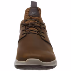 Skechers mens Delson - Axton Sneaker  Dark Brown  8.5 US