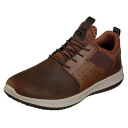 Skechers Men's DELSON-Axton Sneaker  Dark Brown  11