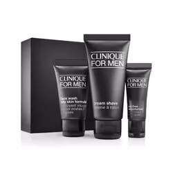 Clinique For Men Starter Kit Set For Daily Oil Control | Face Wash  1 Fl Oz | Cream Shave  2 Fl Oz | Mattifying Moisturizer   ...