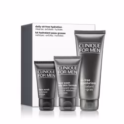 Clinique For Men Daily Oil-Free Hydration Set, Men, Combination skin, Moisturizing, 30 ml, 100 ml, 50 ml
