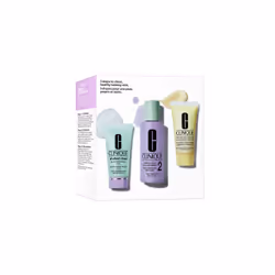 Clinique Starter Kit Skincare Routine 3 Step Dry/Combination Skin, Women, Combination skin, Dry skin, Clarity, Cleansing, Moi ...