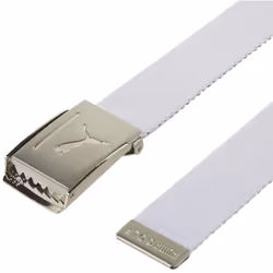 PUMA Golf 2019 Men's Reversible Web Belt (One Size)  Bright White