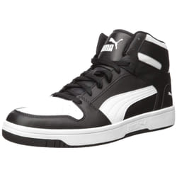 PUMA Men's REBOUND LAYUP Sneaker  Puma Black-Puma White  10.5