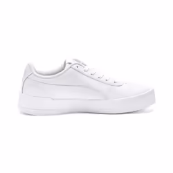 PUMA Women's CARINA L Sneaker  Puma White-Puma White-Puma Silver  9