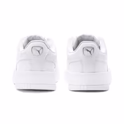 PUMA womens Carina Sneaker  Puma White-puma White-puma Silver  9.5 US
