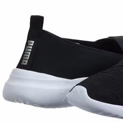 PUMA Women's Adelina Sneaker  Black Silver  9 M US