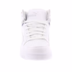 PUMA Rebound Layup Synthetic Leather (Big Kid) Puma White/Gray Violet 4.5 Big Kid M