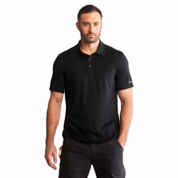 Timberland PRO Men's Wicking Good Short-Sleeve Polo Jet Black XL