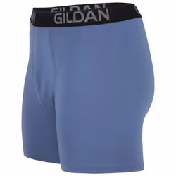 Gildan Men's Underwear Cotton Stretch Boxer Briefs  Multipack  Black Soot/Slate Blue/Grey Flannel 5-Pack  Large
