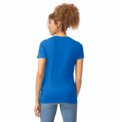 Gildan Women's Softstyle Cotton T-Shirt  Style G64000L  Multipack  Royal (2-Pack)  2X-Large