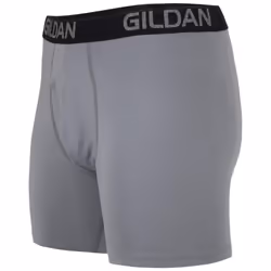 Gildan Men's Underwear Cotton Stretch Boxer Briefs  Multipack  Grey Flannel/Black Soot 5-Pack  Large