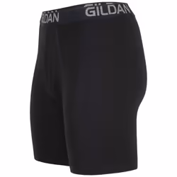 Gildan Men's Underwear Cotton Stretch Boxer Briefs  Multipack  Black Soot/Slate Blue 4-Pack  Small