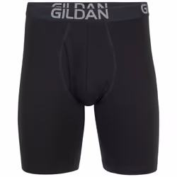 Gildan Men's Underwear Cotton Stretch Boxer Briefs  Multipack  Black Soot/Slate Blue 4-Pack  2X-Large