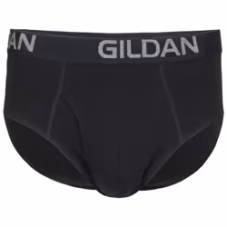 Gildan Men's Underwear Cotton Stretch Briefs  5-Pack  Black Soot/Heath