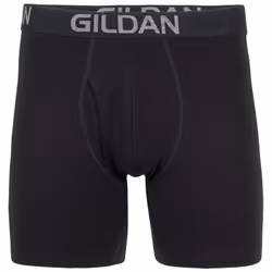 Gildan Men's Underwear Cotton Stretch Boxer Briefs  Multipack  Heather Dark Grey/Black Soot/Green Midnight 5-Pack  Medium