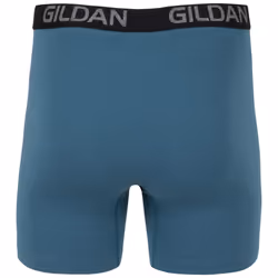 Gildan Men's Underwear Cotton Stretch Boxer Briefs  Multipack  Blue Cove/Hawaiian Blue/Heather Red Mark 5-Pack  Small