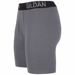 Gildan Men's Underwear Cotton Stretch Boxer Briefs  Multipack  Black Soot/Heather Dark Grey/Green Midnight 4-Pack  Medium