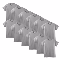 Gildan DryBlend T-Shirt  Style G8000  Multipack  Sport Grey 12-Pack