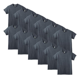 Gildan DryBlend T-Shirt  Style G8000  Multipack  Dark Heather 12-Pack