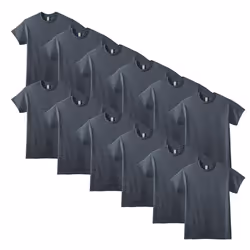Gildan DryBlend T-Shirt  Style G8000  Multipack  Dark Heather 12-Pack