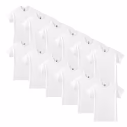 Gildan DryBlend T-Shirt Style G8000 Multipack White 12-Pack