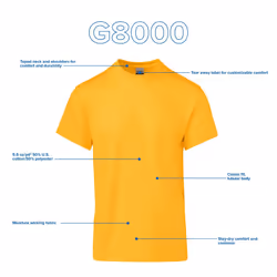 Gildan DryBlend T-Shirt  Style G8000  Multipack  Navy 12-Pack