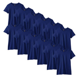 Gildan Women's Softstyle Cotton T-Shirt  Style G64000L  Multipack  Navy (12-Pack)  Medium