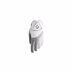 TaylorMade 2019 Kalea Women's Golf Glove  White/Gray  Worn on Left Hand  Medium