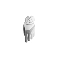 TaylorMade 2019 Kalea Women's Golf Glove  White/Gray  Worn on Left Hand  Medium
