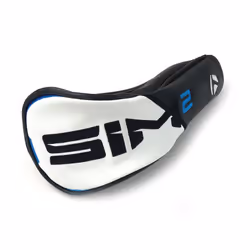 TaylorMade New 2021 Golf Sim2 Rescue Hybrid Headcover Black/White/Blue