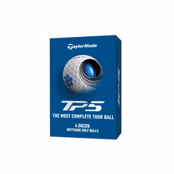 TaylorMade 2021 TP5 (3+1 Box) 4DZ Golf Ball Pack, white