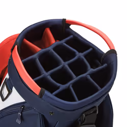 TaylorMade 2022 Cart Lite Bag, Red/Navy/White, Large
