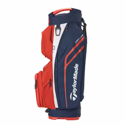 TaylorMade 2022 Cart Lite Bag, Red/Navy/White, Large