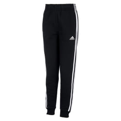 adidas Boys' Big Active Sports Athletic Tricot Jogger Pant  Iconic Bla