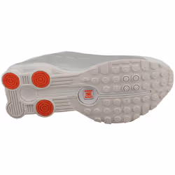 Nike Shox R4 Womens Fashion Trainers in White Silver - 3.5 UK