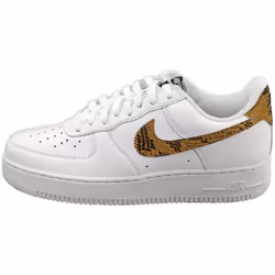 Nike Air Force 1 Low Retro Premium Mens Fashion Trainers in White Gold - 6.5