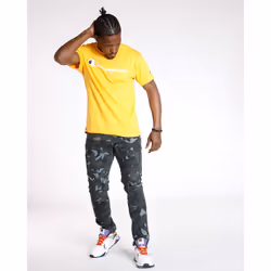 Champion Men's Classic Jersey Script T-Shirt  Team Gold2  X-Large